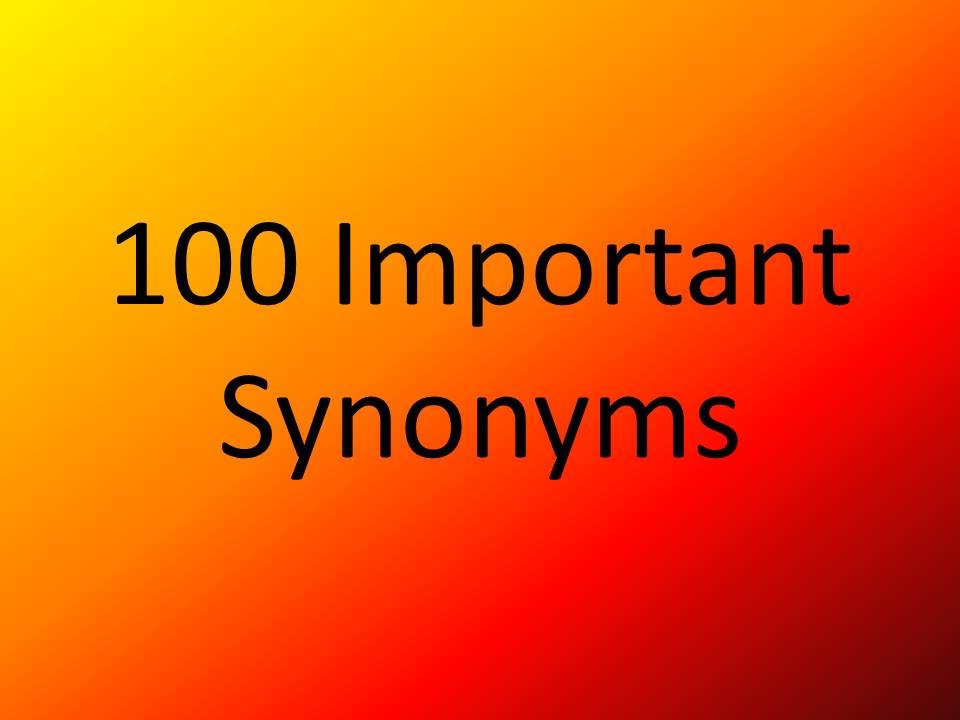 Synonym